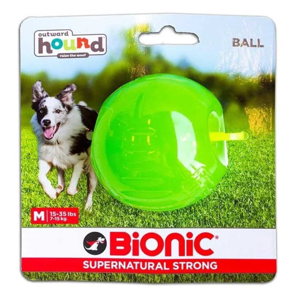 Bionic by Outward Hound Tough Dog‎ Ball | 2-Pack | Size Medium | NWT